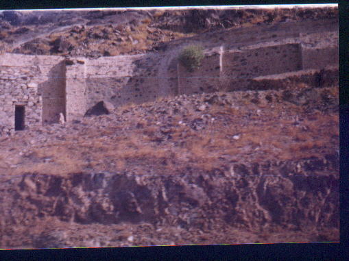 wall of zubaida canal near arafat
