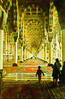 Inside View of Masjid-e-Nabvi